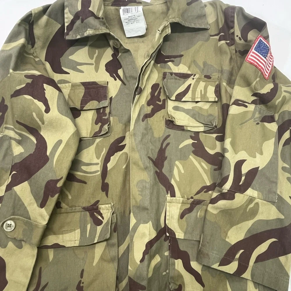 Vintage 2010 Collections Camouflage Military Jacket‎ Play Army Green Youth 8-10
